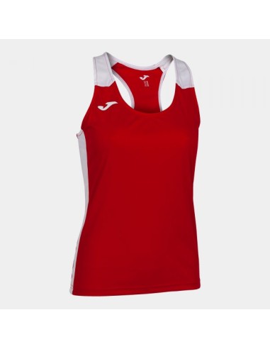 Record Ii Tank Top Rojo Blanco