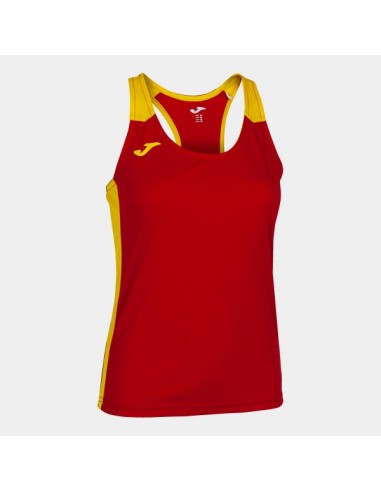Record Ii Tank Top Rojo Amarillo