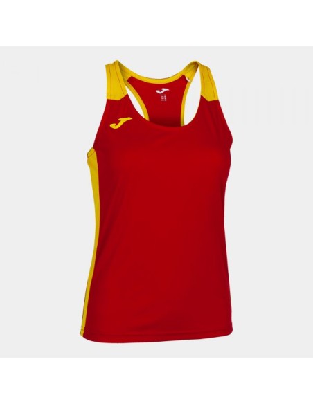 Record Ii Tank Top Rojo Amarillo