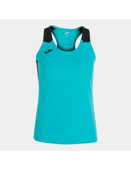 Record Ii Tank Top Turquesa Negro