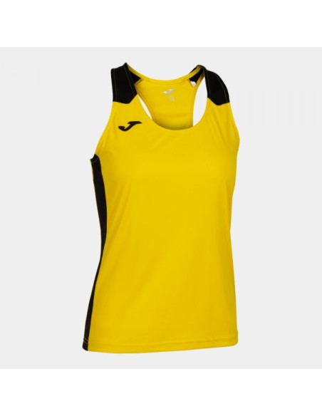 Record Ii Tank Top Amarillo Negro