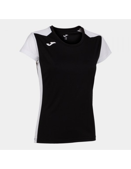Record Ii Manga Corta Camiseta Negro Blanco