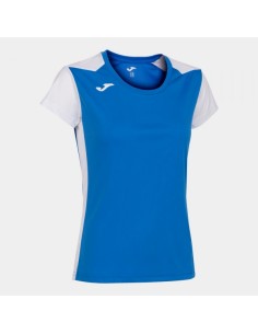 Record Ii Manga Corta Camiseta Royal Blanco