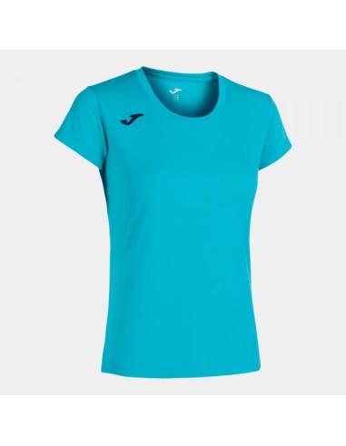 Record Ii Manga Corta Camiseta Turquesa Flúor