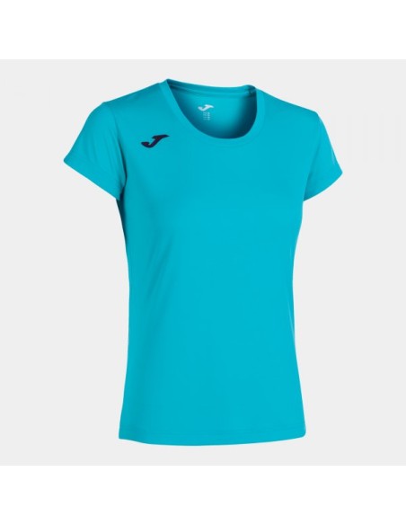 Record Ii Manga Corta Camiseta Turquesa Flúor
