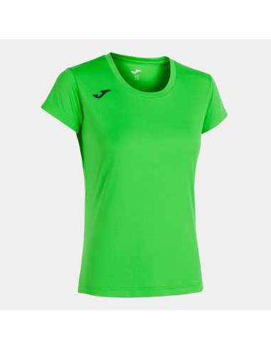 Record Ii Manga Corta Camiseta Verde Flúor