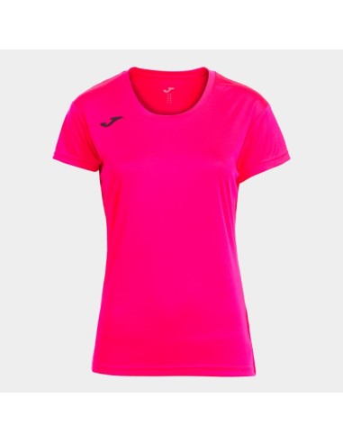 Record Ii Manga Corta Camiseta Rosa Flúor