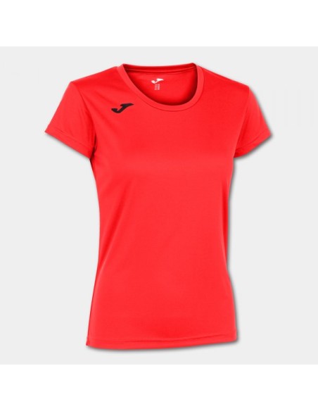 Record Ii Manga Corta Camiseta Coral Flúor