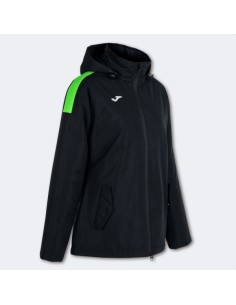 Trivor Anorak Negro Verde Flúor