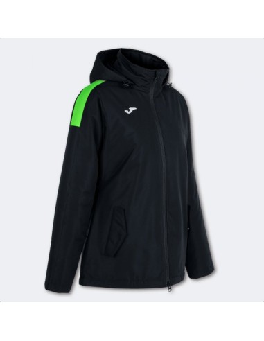 Trivor Anorak Negro Verde Flúor