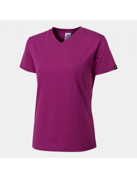 Versalles Manga Corta Camiseta Fucsia
