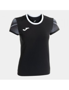 Elite Xi Manga Corta Camiseta Negro Antracita