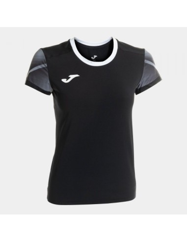 Elite Xi Manga Corta Camiseta Negro Antracita