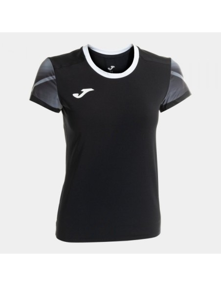 Elite Xi Manga Corta Camiseta Negro Antracita