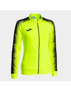 Elite Xi Full Cremallera Sudadera Amarillo Flúor Negro