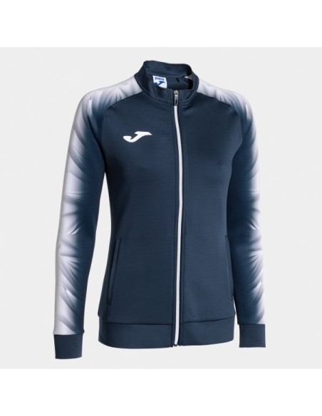 Elite Xi Full Cremallera Sudadera Marino Blanco