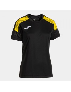 Championship Viii Manga Corta Camiseta Negro Amarillo