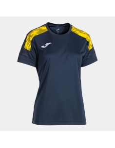 Championship Viii Manga Corta Camiseta Marino Oscuro Amarillo