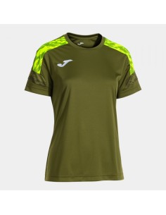 Championship Viii Manga Corta Camiseta Verde Amarillo
