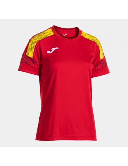 Championship Viii Manga Corta Camiseta Rojo Amarillo