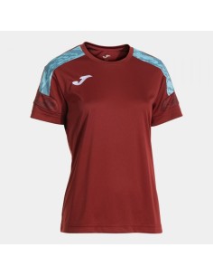 Championship Viii Manga Corta Camiseta Burdeos Celeste