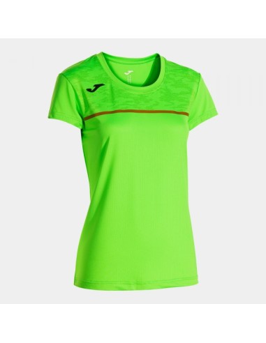 Record Iii Manga Corta Camiseta Verde Flúor