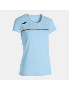 Record Iii Manga Corta Camiseta Celeste