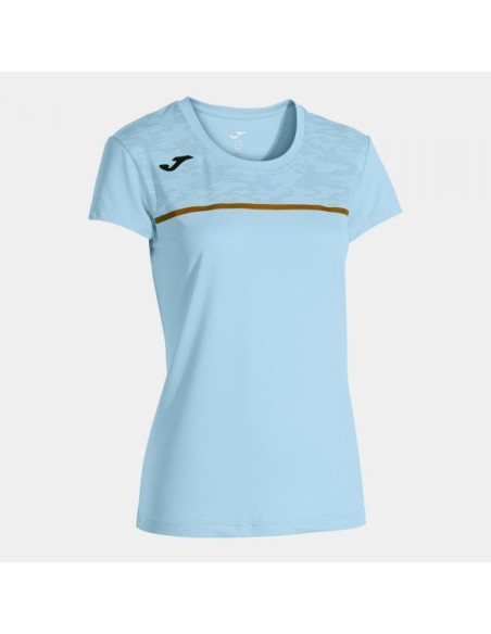 Record Iii Manga Corta Camiseta Celeste