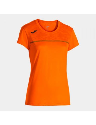 Record Iii Manga Corta Camiseta Naranja