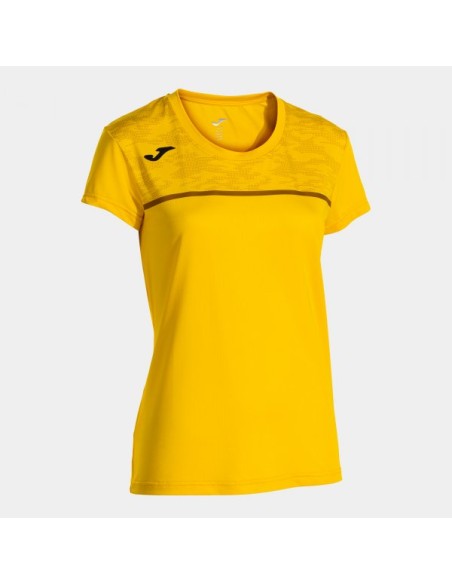 Record Iii Manga Corta Camiseta Amarillo