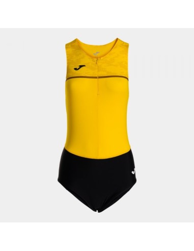 Record Iii Bodysuit Amarillo Negro
