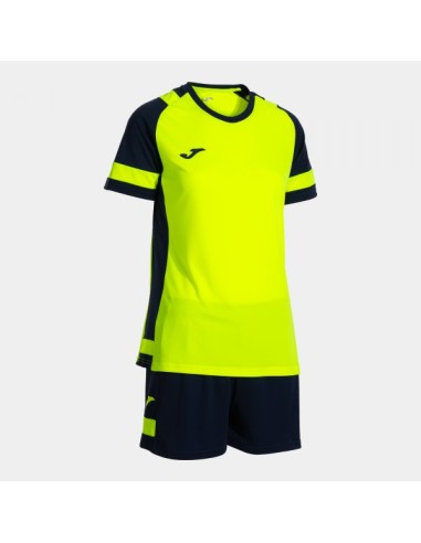 Lider Conjunto Amarillo Flúor Marino Oscuro