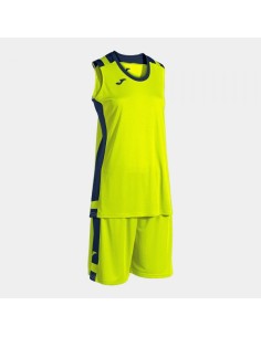 Lider Basket Conjunto Amarillo Flúor Marino Oscuro