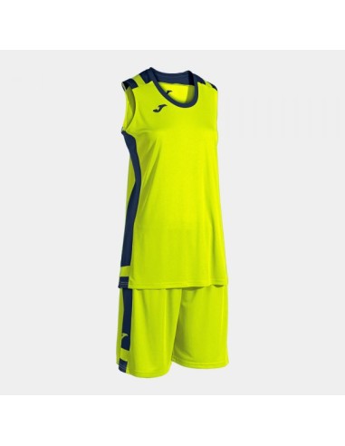 Lider Basket Conjunto Amarillo Flúor Marino Oscuro