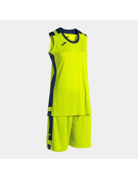 Lider Basket Conjunto Amarillo Flúor Marino Oscuro