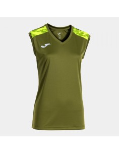 Camiseta sin Mangas Championship Viii Verde Amarillo Flúor