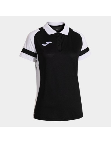 Lider Manga Corta Polo Negro Blanco