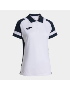 Lider Manga Corta Polo Blanco Marino Azul