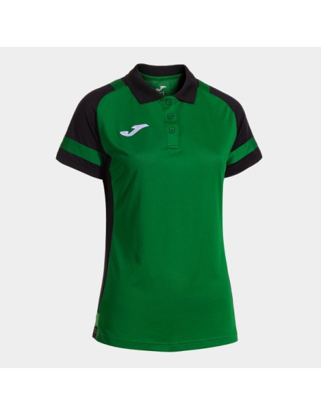 Lider Manga Corta Polo Verde Negro