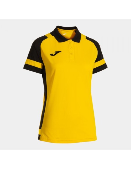 Lider Manga Corta Polo Amarillo Negro