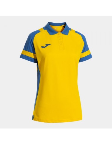 Lider Manga Corta Polo Amarillo Royal Azul