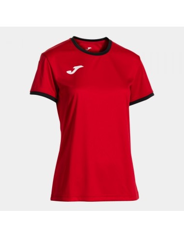 Combi Premium Manga Corta Camiseta Rojo Negro