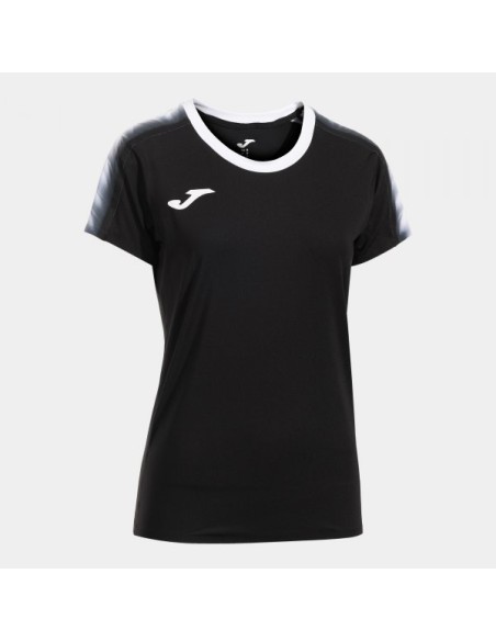 Elite Xi Manga Corta Camiseta Negro Blanco