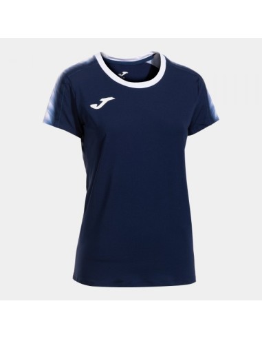 Elite Xi Manga Corta Camiseta Marino Oscuro Blanco