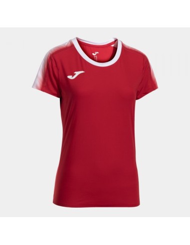 Elite Xi Manga Corta Camiseta Rojo Blanco