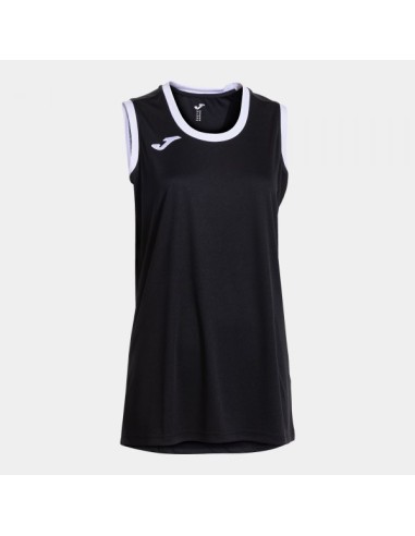 Camiseta sin Mangas Cancha Negro Blanco