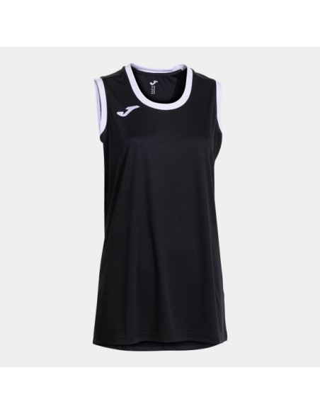 Camiseta sin Mangas Cancha Negro Blanco