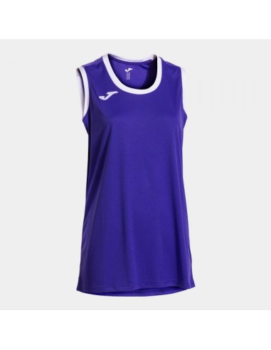 Camiseta sin Mangas Cancha Violeta Blanco