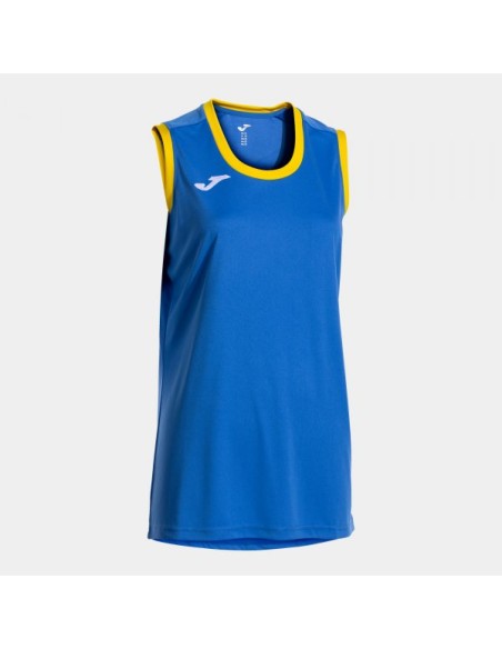 Camiseta sin Mangas Cancha Royal Azul Amarillo