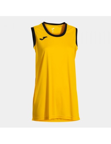 Camiseta sin Mangas Cancha Amarillo Negro